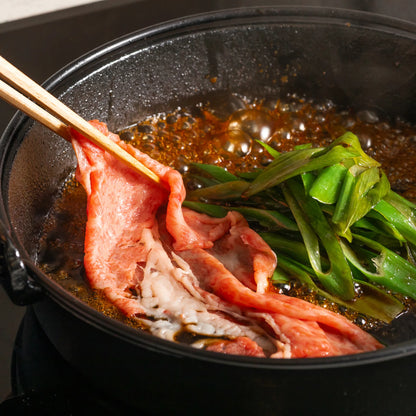 知床牛上赤身すき焼き肉